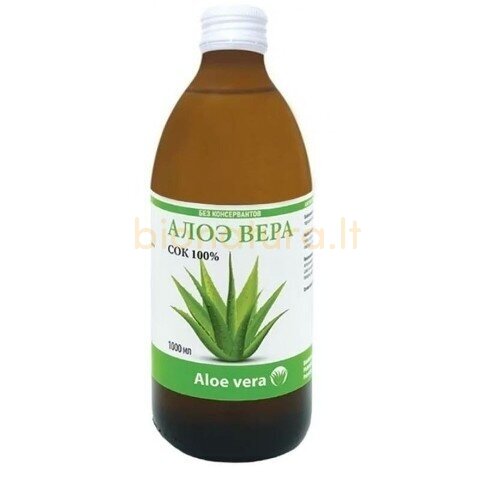 ALOE VERA alavijų sultys be cukraus ir konservantų, 1000 ml