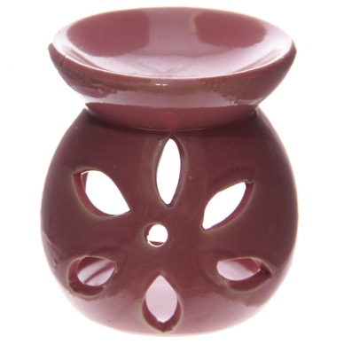 Aromatinė lempa keraminė maža, 7,5cm raudona Aromatinė lempa keraminė maža, 7,5cm raudona