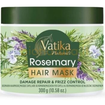 Atstatomoji plaukų kaukė Dabur Vatika Rosemary, 300ml Atstatomoji plaukų kaukė Dabur Vatika Rosemary, 300ml