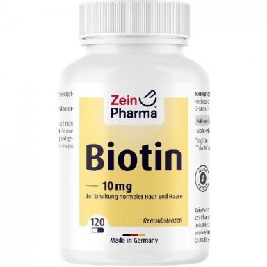 Biotinas. Maisto papildas, 120 kaps.