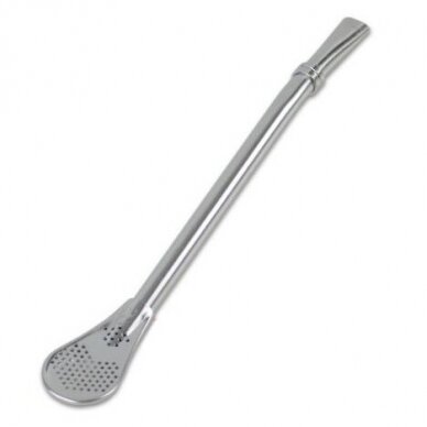 Bombilija metalinė cuchara 15,5 cm Bombilija metalinė cuchara 15,5 cm