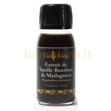Burbono vanilės ekstraktas, 60 ml. Burbono vanilės ekstraktas, 60 ml.