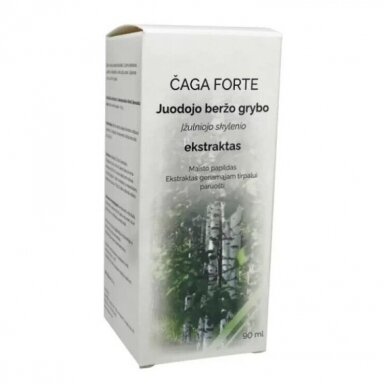 Čaga FORTE ekstraktas, 90 ml (ekstraktas tirpalui paruošti)