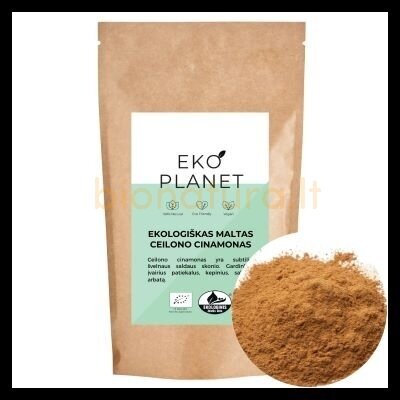 Ceilono cinamonas maltas ekologiškas, EKO PLANET, 200 g Ceilono cinamonas maltas ekologiškas, EKO PLANET, 200 g