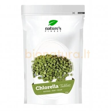 Chlorella tabletės, (125 g), Nature's Finest