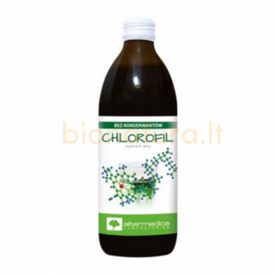 Chlorofilas iš mėlynžiedės liucernos, 500 ml Chlorofilas iš mėlynžiedės liucernos, 500 ml