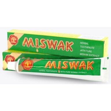 Dantų pasta MISWAK su juodgrūde Dabur, 100ml. Dantų pasta MISWAK su juodgrūde Dabur, 100ml.