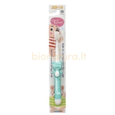 Dantų šepetėlis vaikams (3-8 metų), DENTAL CARE COCO BUNNY SUPER SOFT Dantų šepetėlis vaikams (3-8 metų), DENTAL CARE COCO BUNNY SUPER SOFT