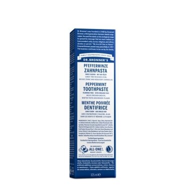 Dr.Bronner’s dant.pasta (Toothpaste) Peppermint, 140 g Dr.Bronner’s dant.pasta (Toothpaste) Peppermint, 140 g