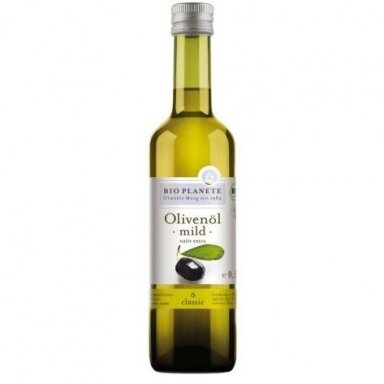 Extra virgin švelnus alyvuogių aliejus, ekologiškas, 500 ml Extra virgin švelnus alyvuogių aliejus, ekologiškas, 500 ml