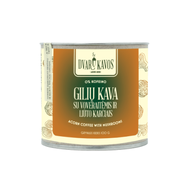 Gilių kava su grybais, 100 gr.