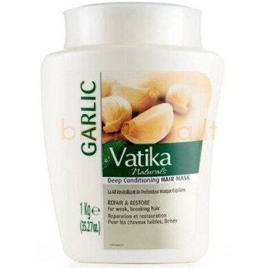Giliai drėkinanti plaukų kaukė DABUR VATIKA, 1KG Giliai drėkinanti plaukų kaukė DABUR VATIKA, 1KG