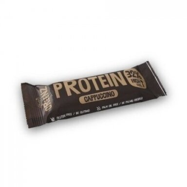 GREENZ PROTEIN CAPPUCCINO batonėlis su šokoladu. Su saldikliu, 1x32 g GREENZ PROTEIN CAPPUCCINO batonėlis su šokoladu. Su saldikliu, 1x32 g