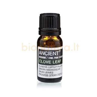 Gvazdikėlių lapų eterinis aliejus, 10 ml Gvazdikėlių lapų eterinis aliejus, 10 ml