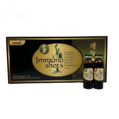 HERBIN maisto papildas Immuno Shots, 10 ml x 10 but