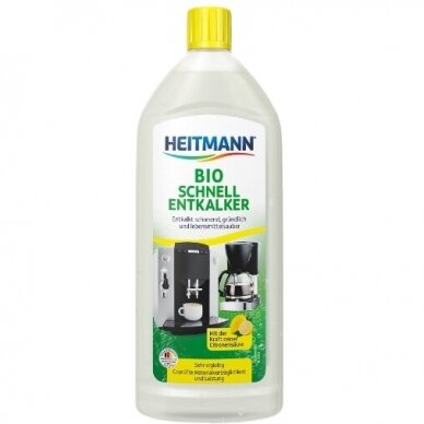 HEITMANN Bio greitasis nukalkintojas kavos aparatams 250ml HEITMANN Bio greitasis nukalkintojas kavos aparatams 250ml