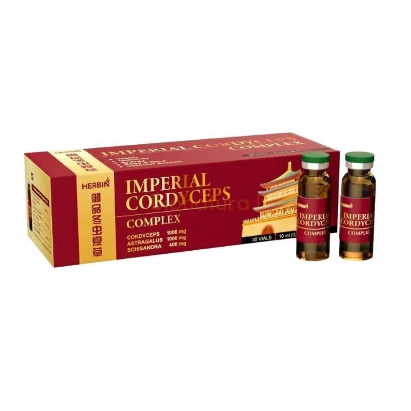 HERBIN Imperial Cordyceps Complex maisto papildas, 30x10 ml HERBIN Imperial Cordyceps Complex maisto papildas, 30x10 ml
