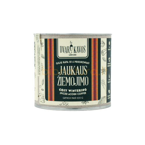 Jaukaus žiemojimo | Gilių kava su prieskoniais, 100 gr. Jaukaus žiemojimo | Gilių kava su prieskoniais, 100 gr.