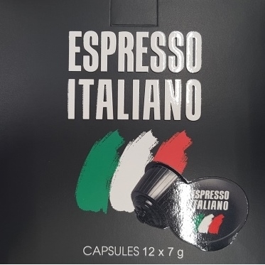 Kavos kapsulės Espresso Italiano, 12 kaps Kavos kapsulės Espresso Italiano, 12 kaps
