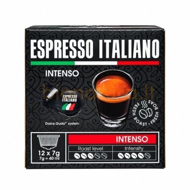 Kavos kapsulės Espresso Italiano, 12 kaps Kavos kapsulės Espresso Italiano, 12 kaps