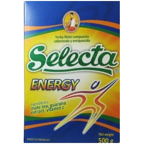 Matė Selecta energija su guarana, 500gr. Matė Selecta energija su guarana, 500gr.