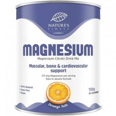 Magnis, milteliai. Maisto papildas, 150gr.