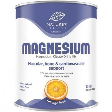 Magnis, milteliai. Maisto papildas, 150gr. Magnis, milteliai. Maisto papildas, 150gr.