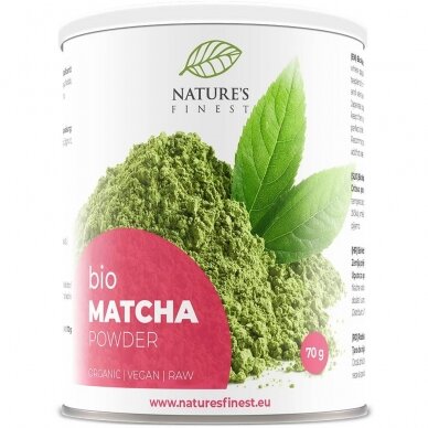 Žaliosios arbatos milteliai Matcha, 70 gr. Žaliosios arbatos milteliai Matcha, 70 gr.