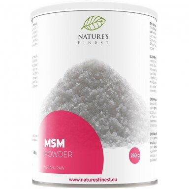 MSM milteliai. Maisto papildas, 100 gr. MSM milteliai. Maisto papildas, 100 gr.