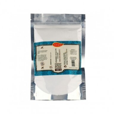 Natūralaus alūno akmenėlio pudra, 150 gr. Natūralaus alūno akmenėlio pudra, 150 gr.