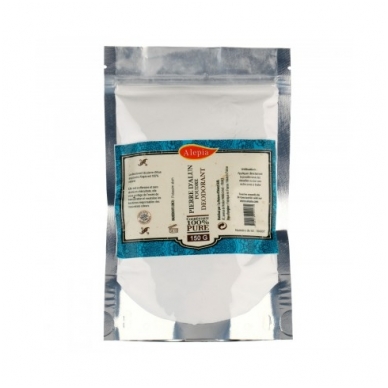 Natūralaus alūno akmenėlio pudra, 150 gr. Natūralaus alūno akmenėlio pudra, 150 gr.