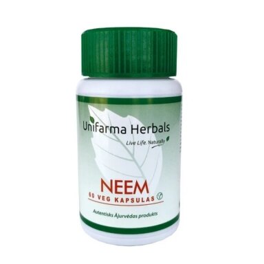 NEEM, Indinis nimbamedis, Maisto papildas, N60 NEEM, Indinis nimbamedis, Maisto papildas, N60