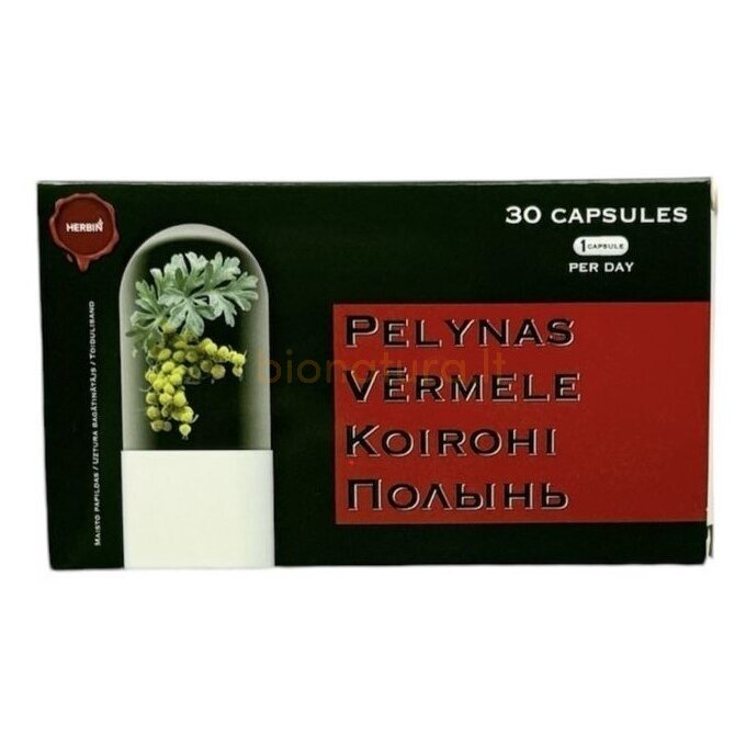 Pelyno ekstraktas maisto papildas, N30 HERBIN