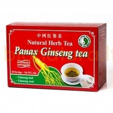 Raudonojo ženšenio arbata 20x2,2 g, 44 g., Panax