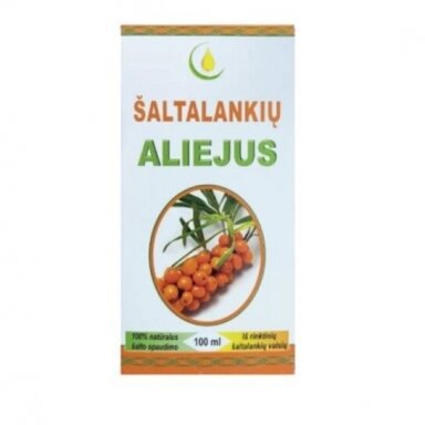 Šaltalankių aliejus, 100 ml, Šaltalankių aliejus, 100 ml,