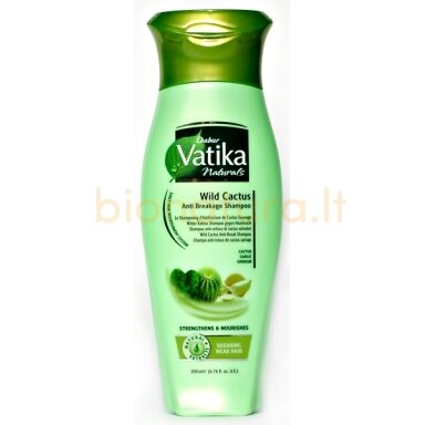 Šampūnas su kaktusų ekstraktu DABUR VATIKA, 400ml Šampūnas su kaktusų ekstraktu DABUR VATIKA, 400ml