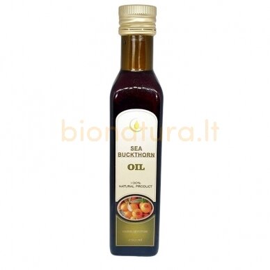 Šaltalankių aliejus maisto papildas, 250 ml Šaltalankių aliejus maisto papildas, 250 ml