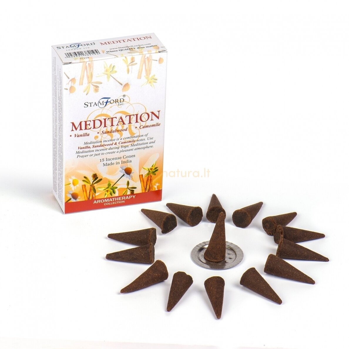 Stamford smilkalai kūginiai, Meditacija Stamford smilkalai kūginiai, Meditacija