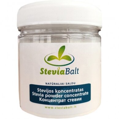 Steviolio glikozido pagrindu sudarytas saldiklis, milteliai REB-A, 50 gr.
