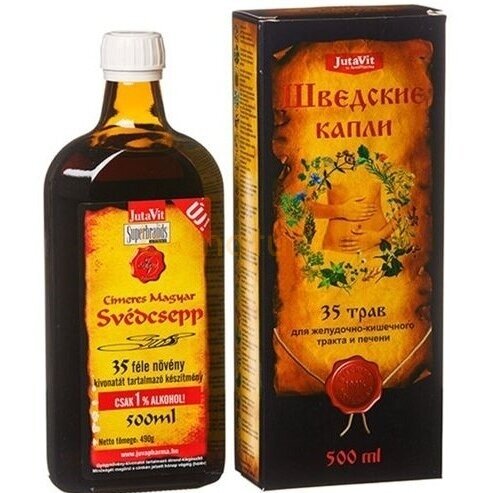 ŠVEDIŠKI LAŠAI, maisto papildas Jutavit, 500 ml